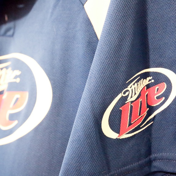 miller lite baseball tee
